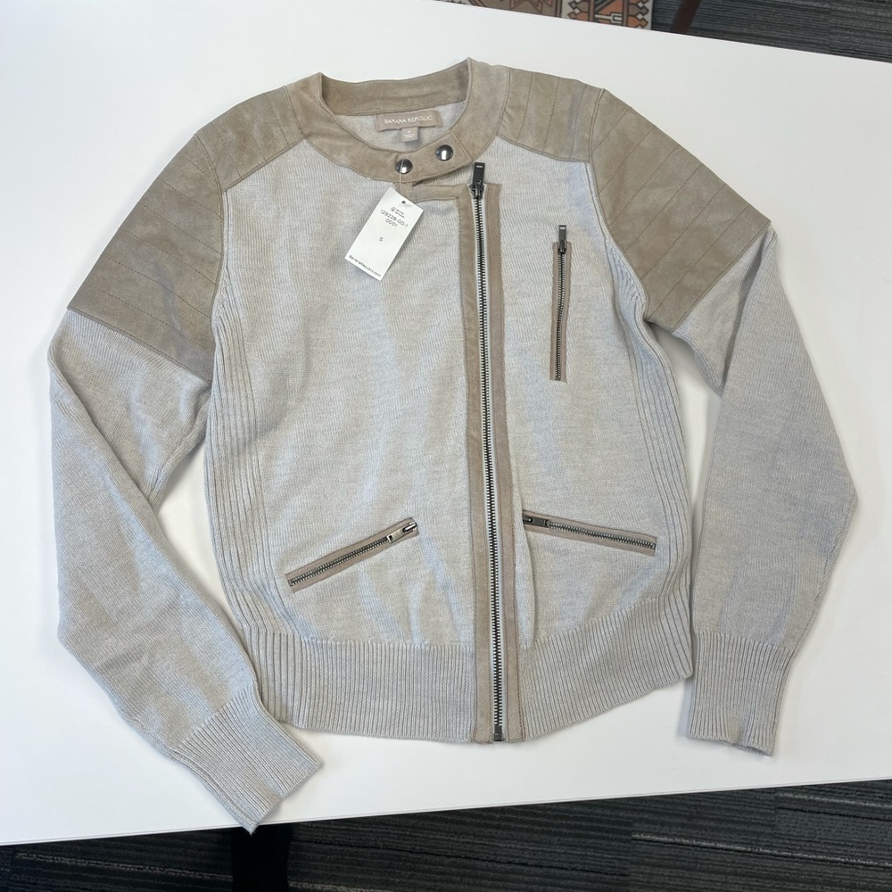 NWT Banana Republic Moto style sweater